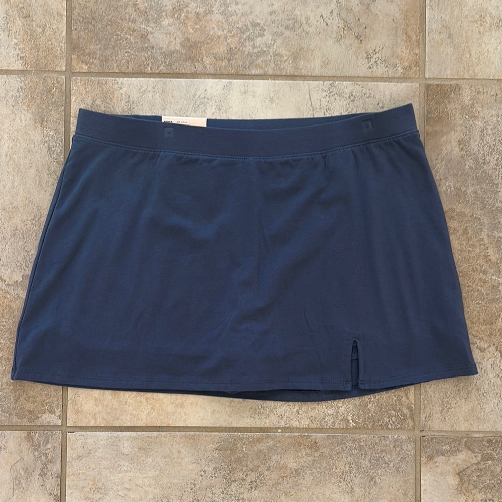 NEW SO Navy Blue Skort Size 20 Plus Girls